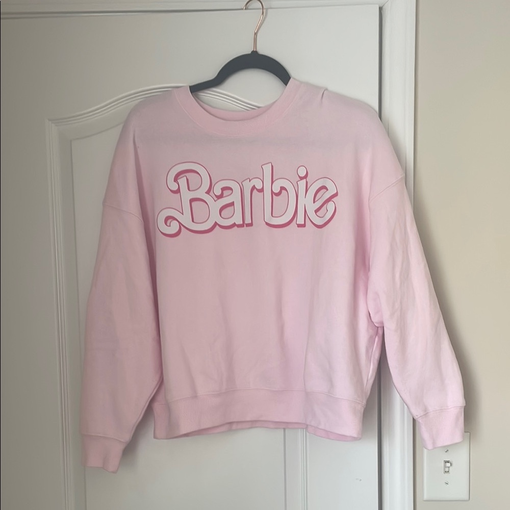 Barbie Pink Crew Neck Sweater